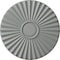 Ekena Millwork Shakuras Ceiling Medallion (For Canopies up to 5"), 19 3/4"OD x 1 3/8"P, Primed White CM20SH - alternate 1